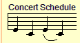 Gaudeamus Concert Schedule